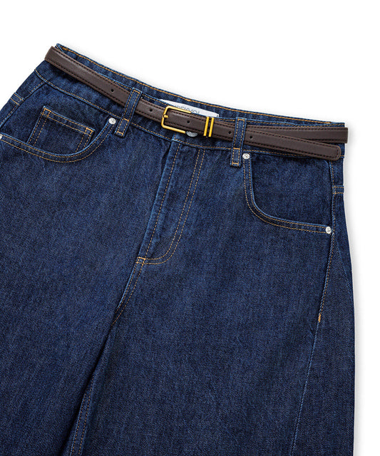Barrel Jeans with Belt