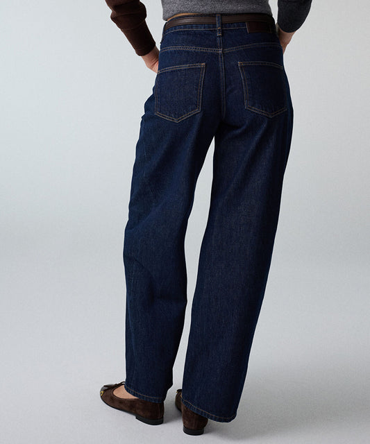 Barrel Jeans with Belt