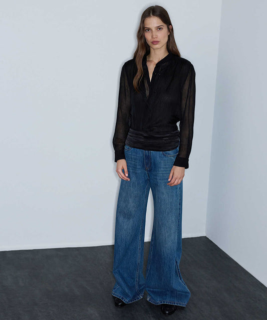 Layered-Effect Shirt