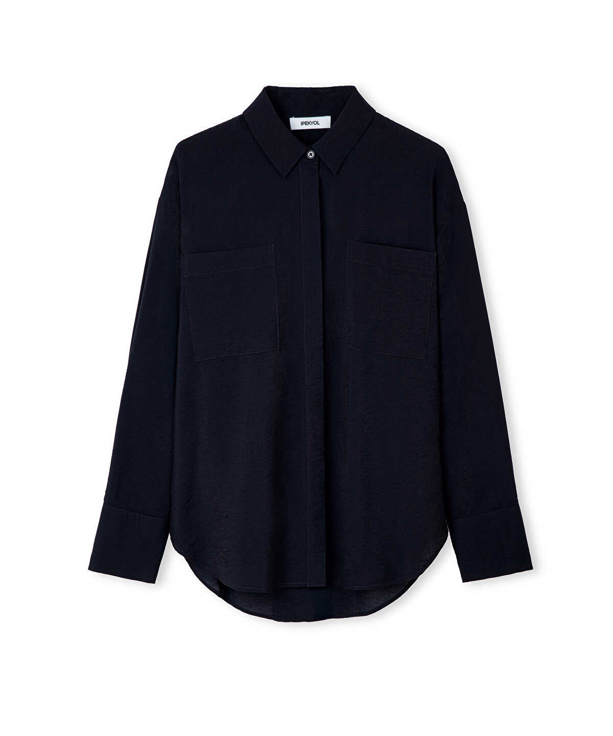Crinkle-Effect Shirt