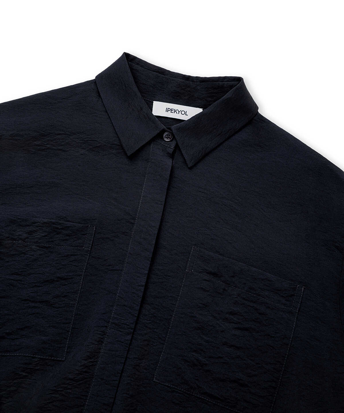 Crinkle-Effect Shirt