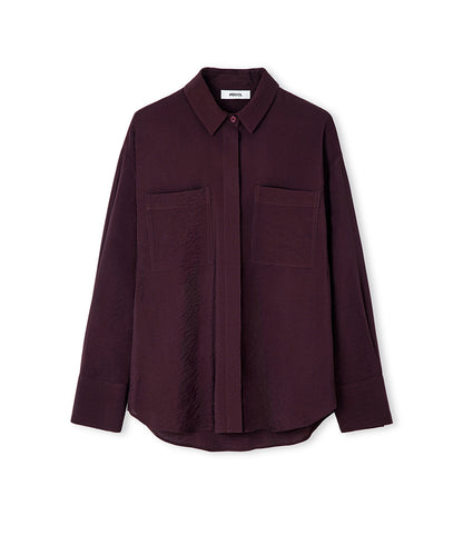 Crinkle-Effect Shirt