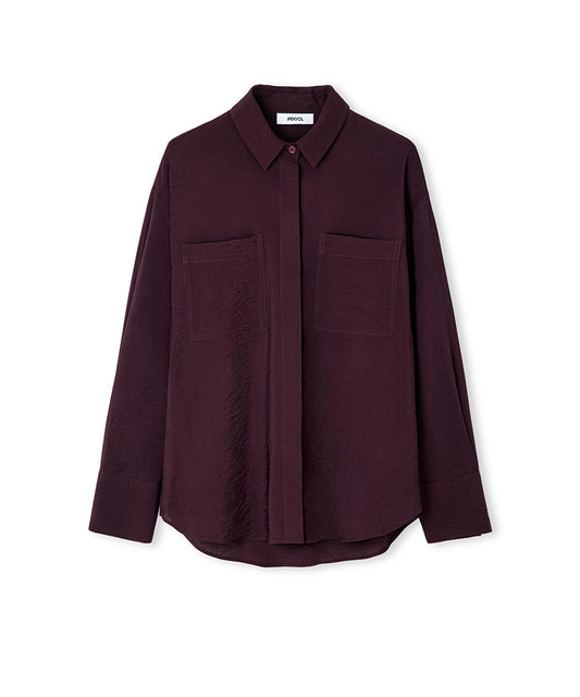 Crinkle-Effect Shirt