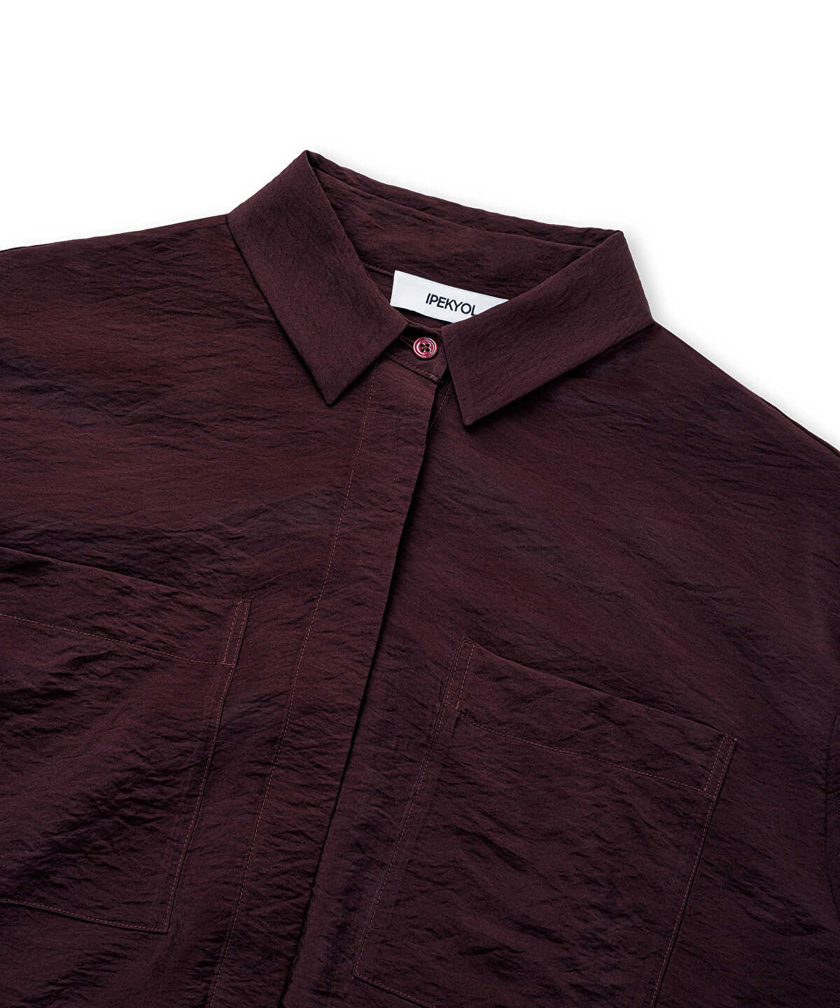 Crinkle-Effect Shirt