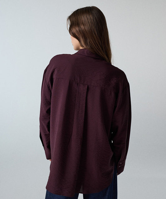 Crinkle-Effect Shirt