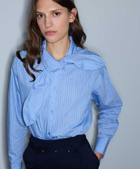 Tie-Neck Shirt
