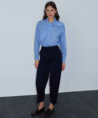 Tie-Neck Shirt