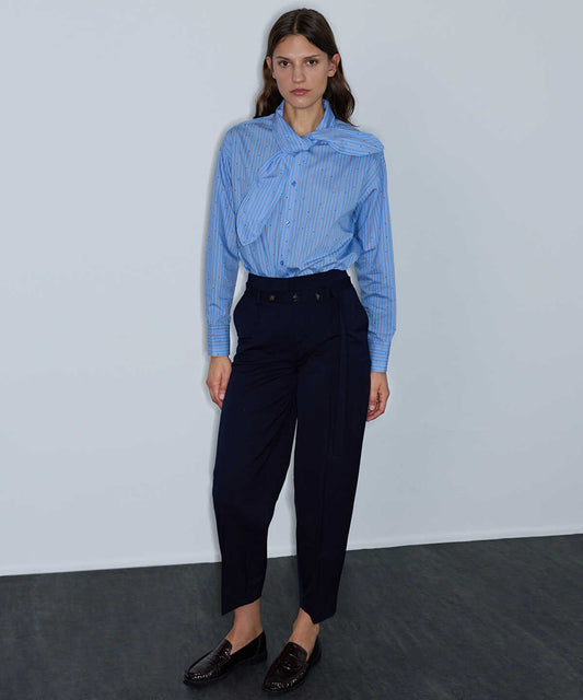 Tie-Neck Shirt