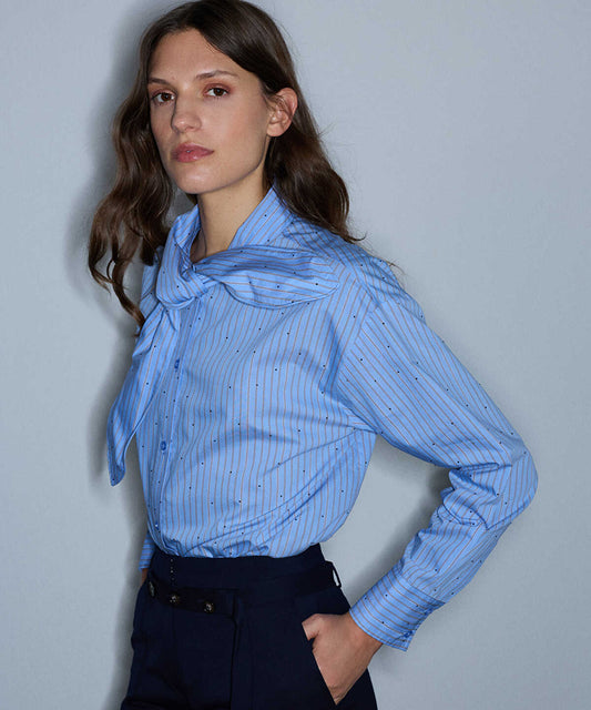 Tie-Neck Shirt
