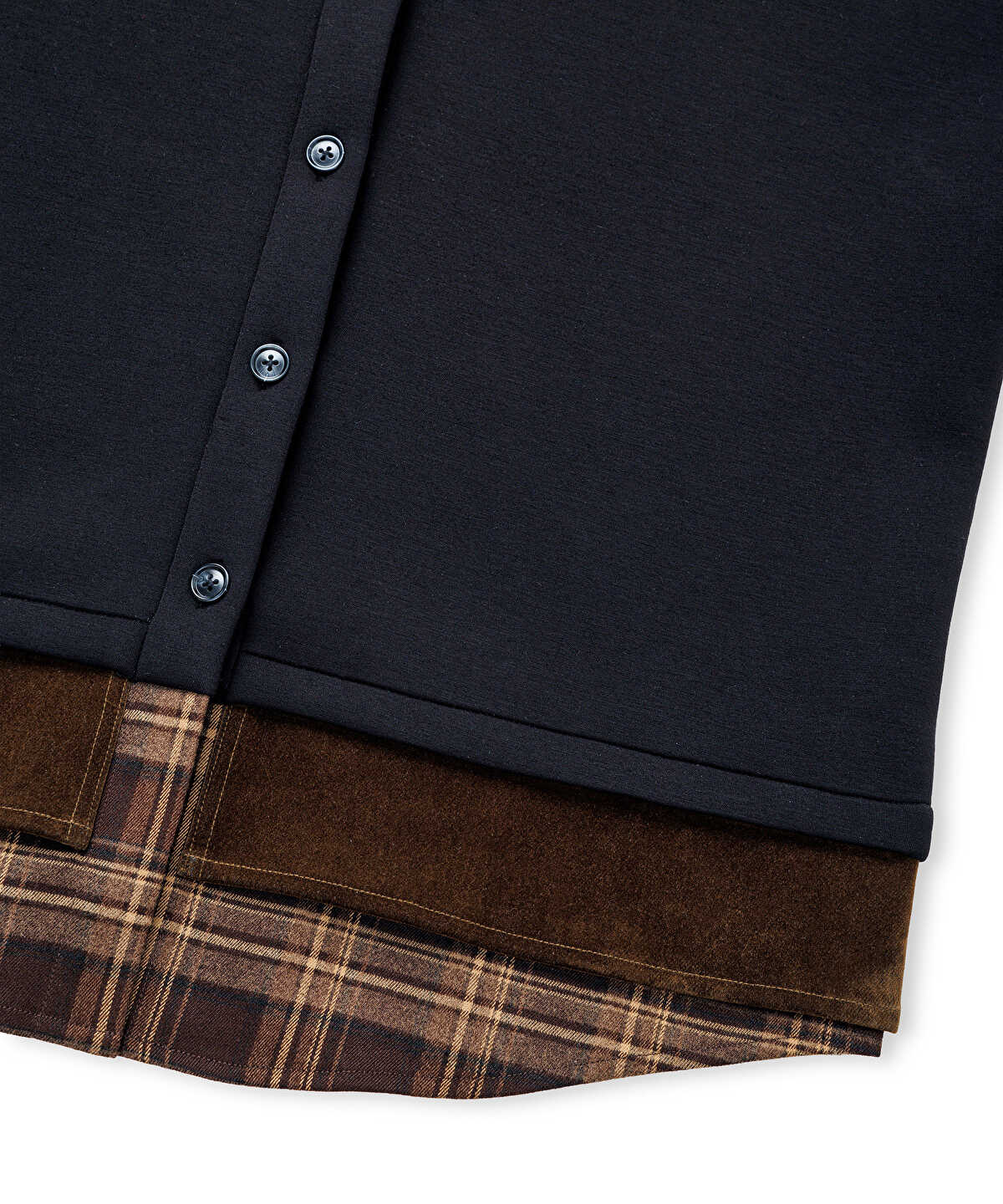 Contrast Layered Shirt