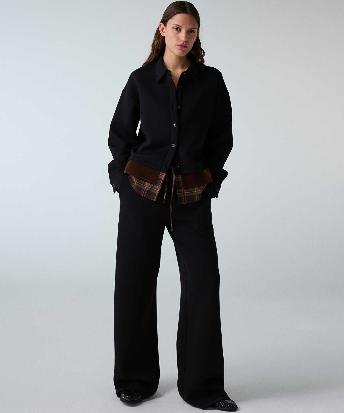 Contrast Layered Shirt