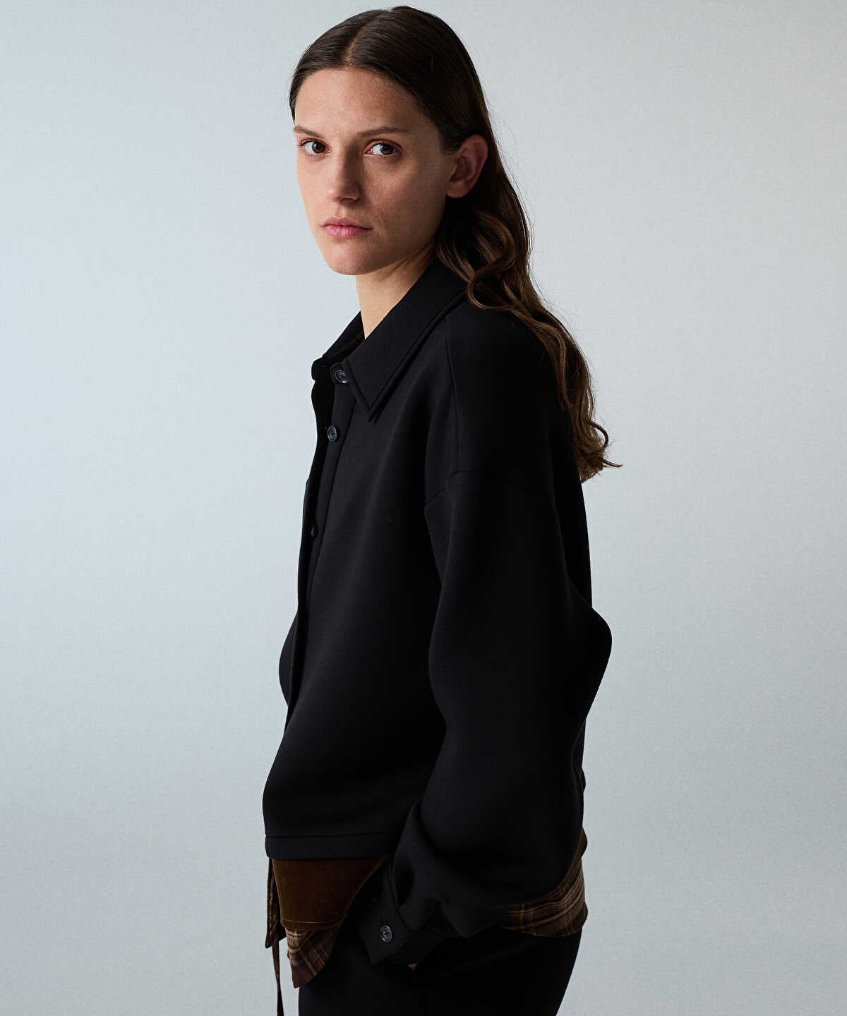 Contrast Layered Shirt