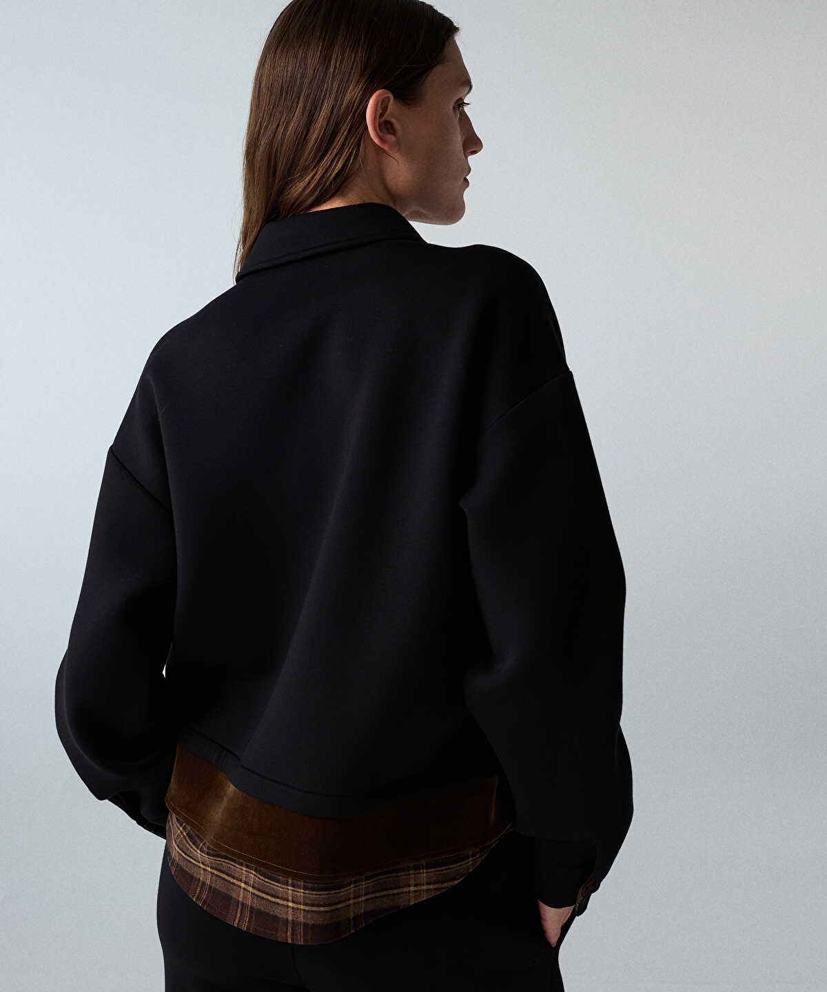 Contrast Layered Shirt