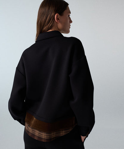 Contrast Layered Shirt