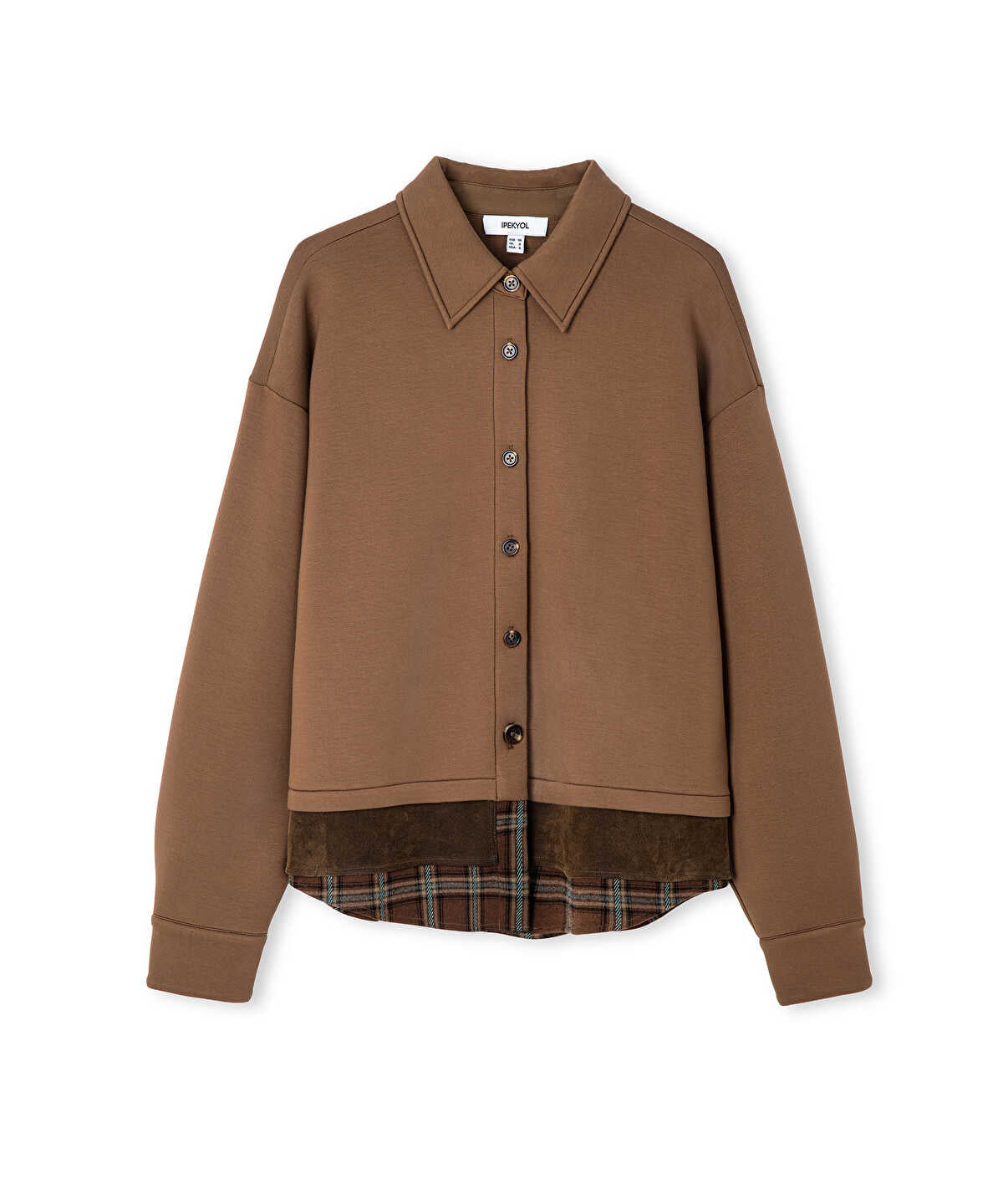 Contrast Layered Shirt