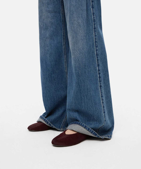 Pony-Hair Ballet Flats