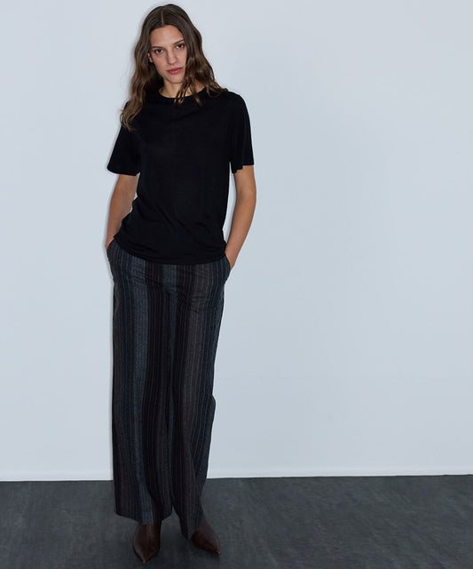 Basic Wool-Blend Knit Top