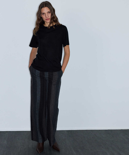 Basic Wool-Blend Knit Top