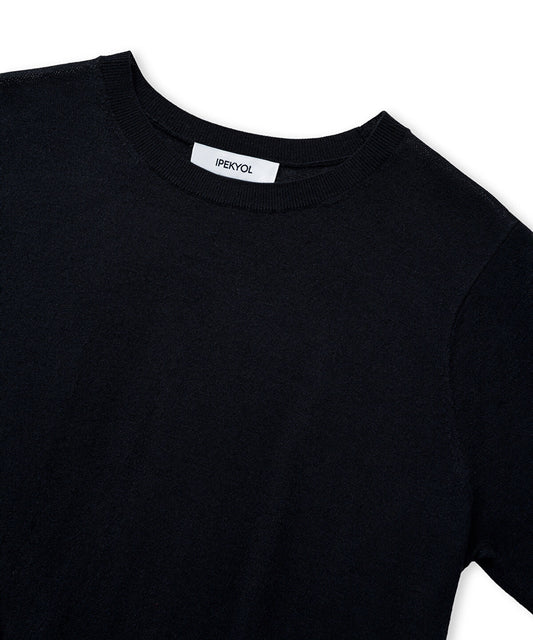 Basic Wool-Blend Knit Top