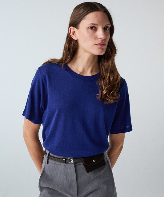 Basic Wool-Blend Knit Top