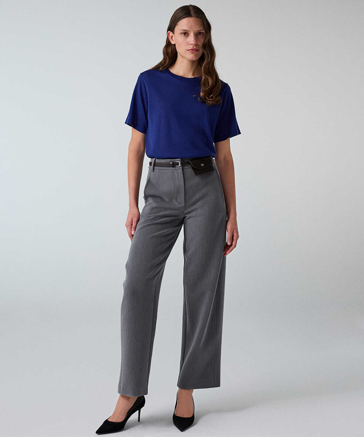 Basic Wool-Blend Knit Top