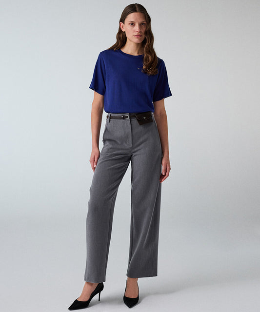 Basic Wool-Blend Knit Top