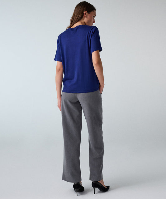 Basic Wool-Blend Knit Top