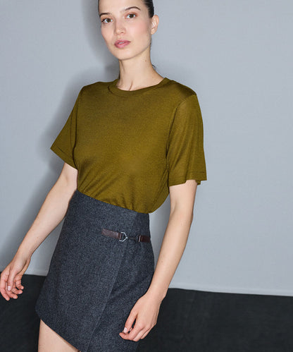 Basic Wool-Blend Knit Top