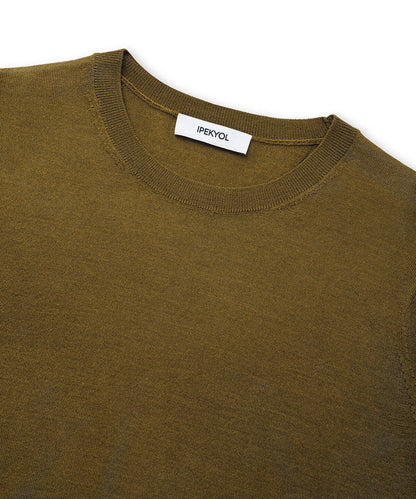 Basic Wool-Blend Knit Top