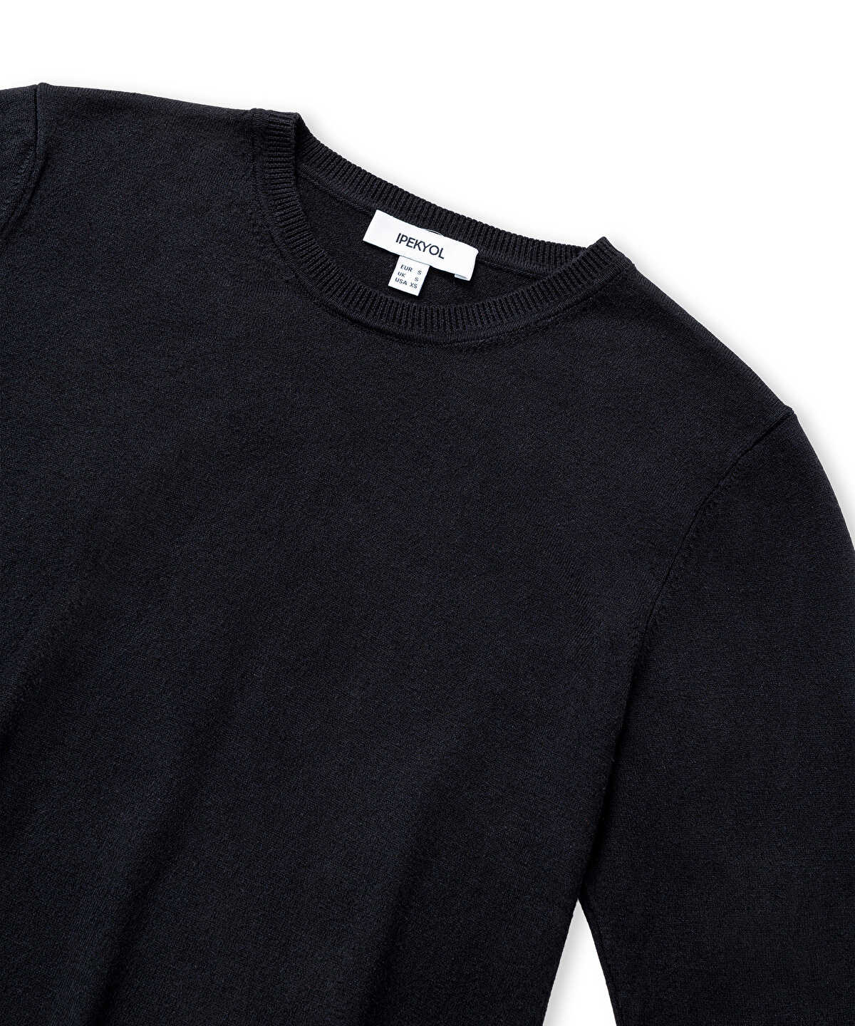 Zoomed Knit Top with Monogram Buttons