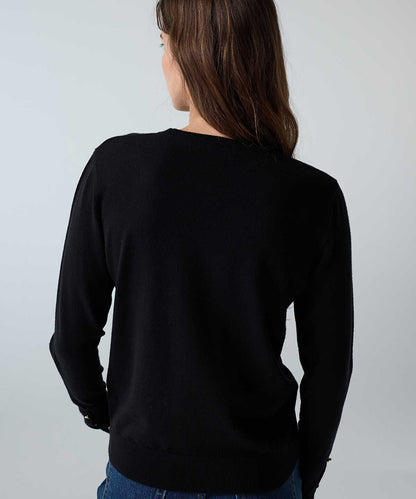 Knit Top with Monogram Buttons