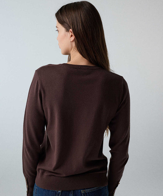Knit Top with Monogram Buttons