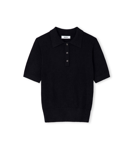 Polo Knit Top