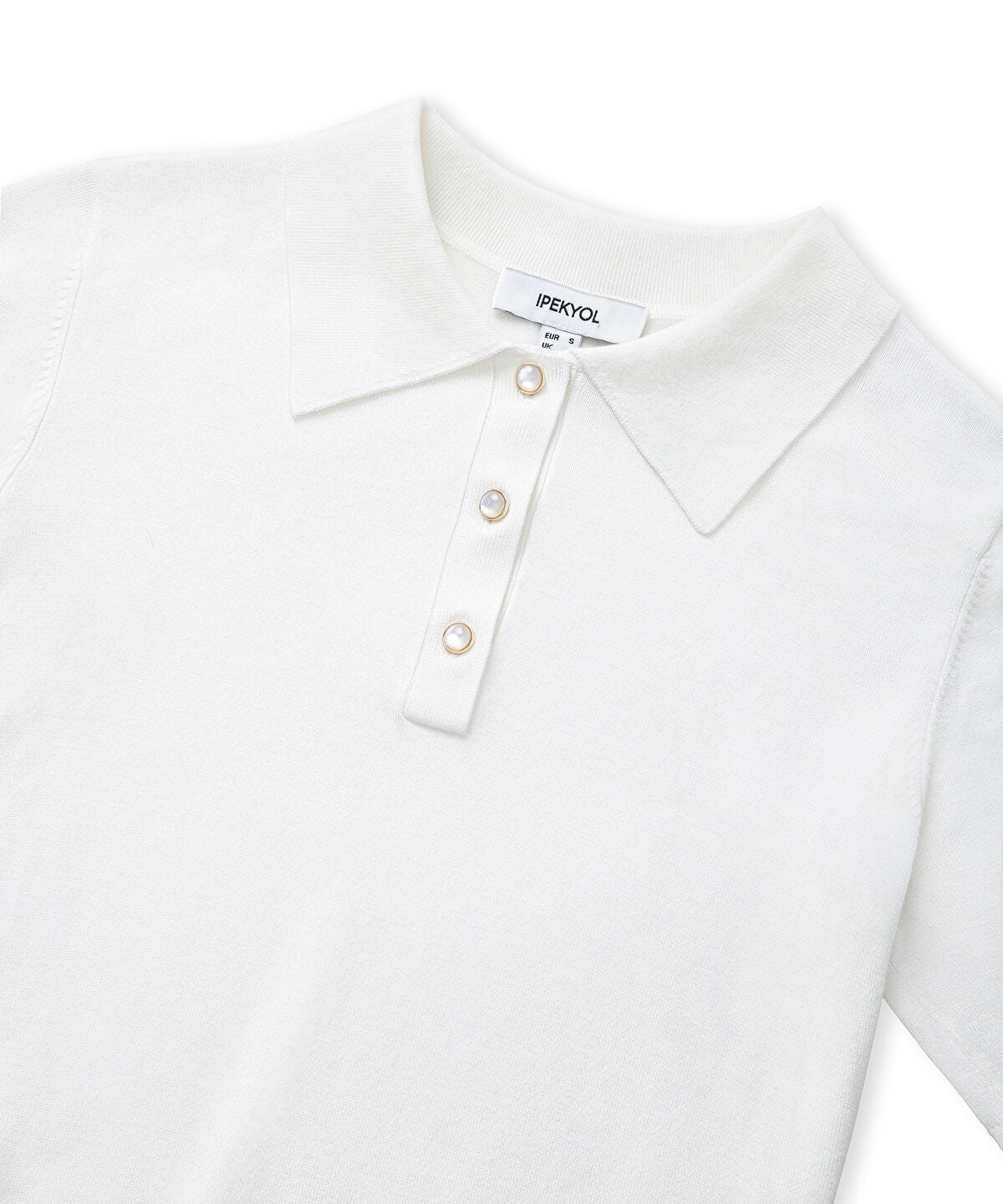 Polo Knit Top
