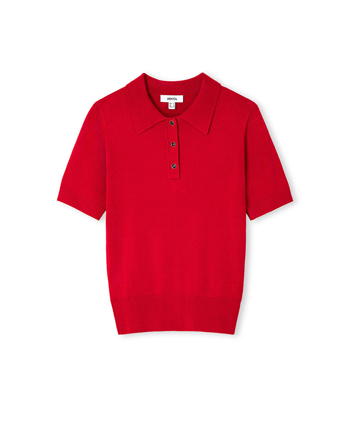 Zoomed Polo Knit Top