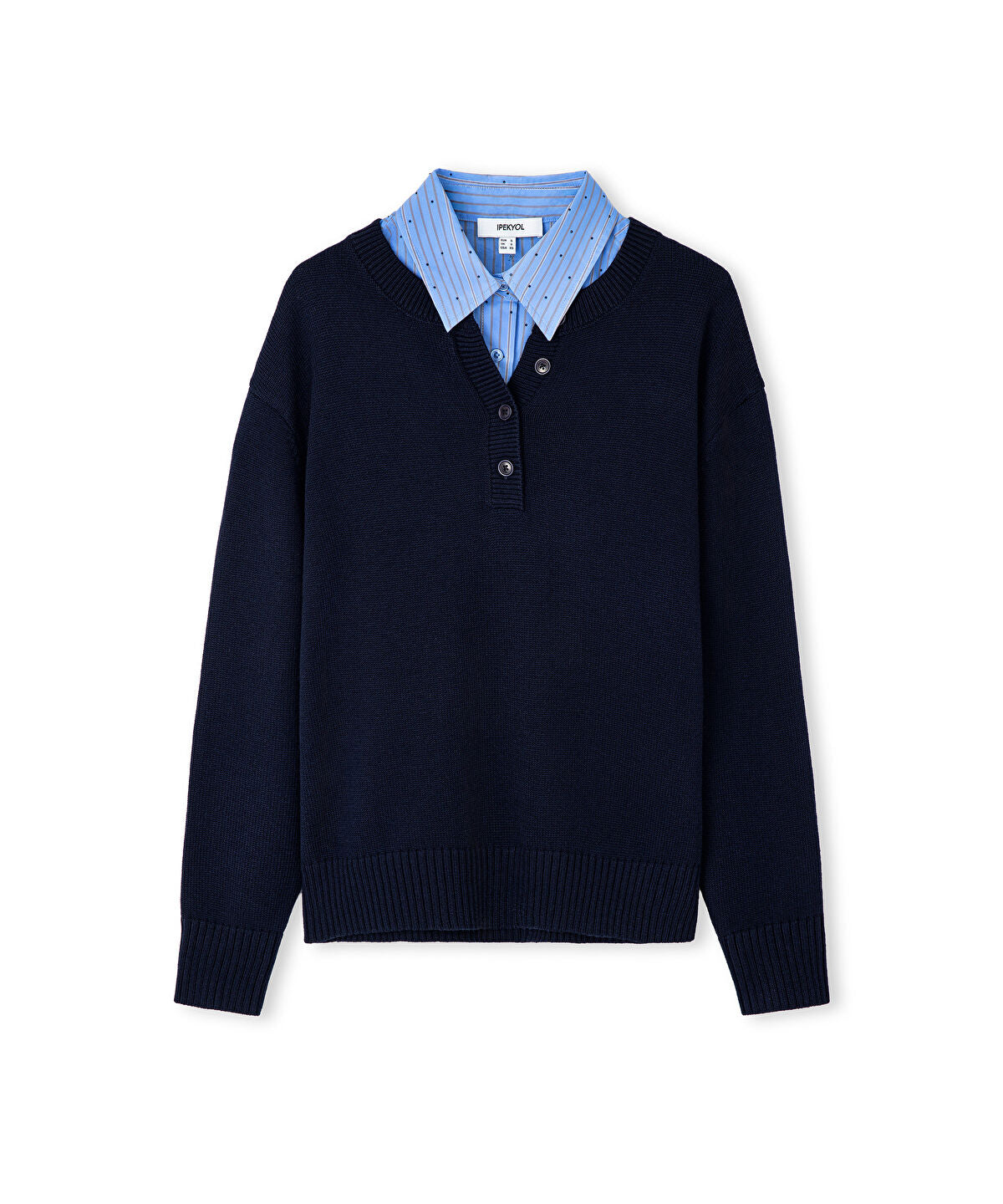 Layered-Effect Sweater