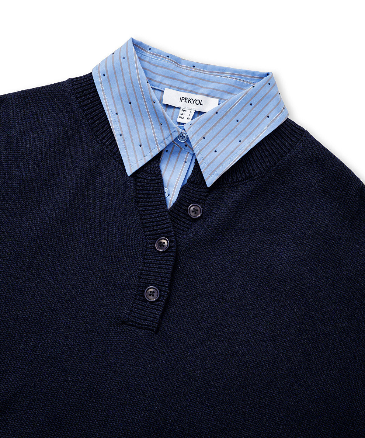 Layered-Effect Sweater