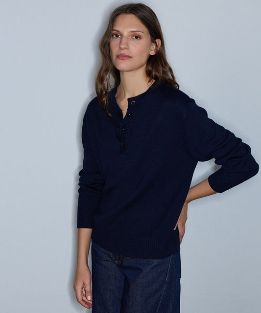 Layered-Effect Sweater