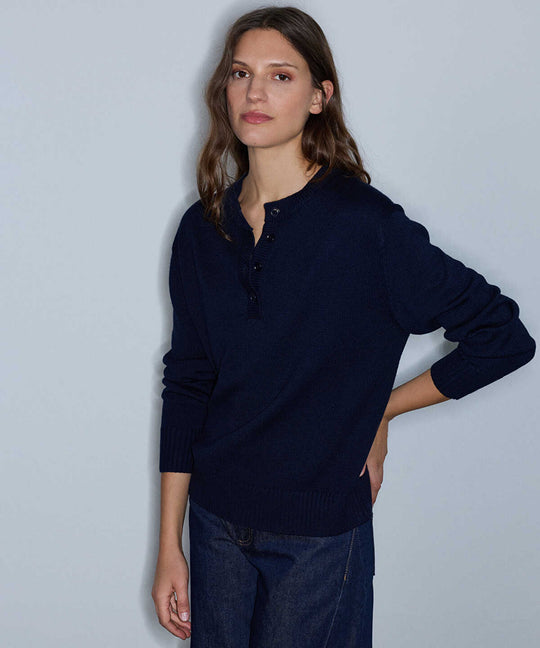 Layered-Effect Sweater
