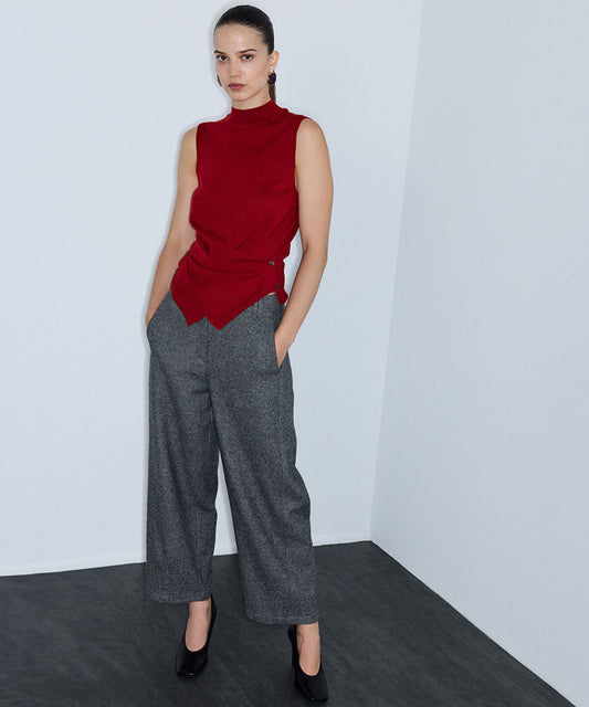 Asymmetric Knit Top
