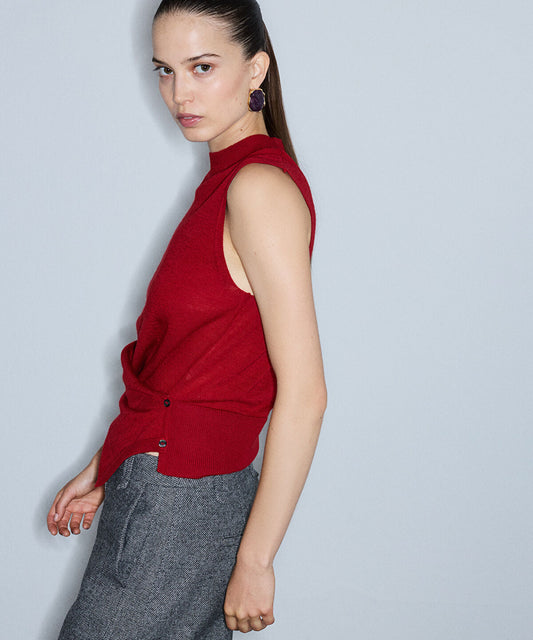 Asymmetric Knit Top
