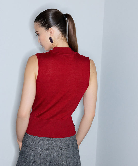 Asymmetric Knit Top