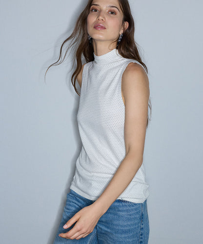 Knit Top with Rhinestones