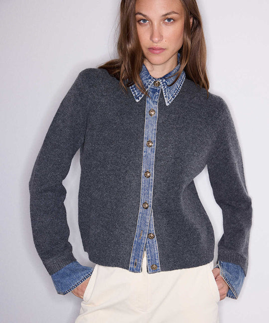 Combination Knit Top