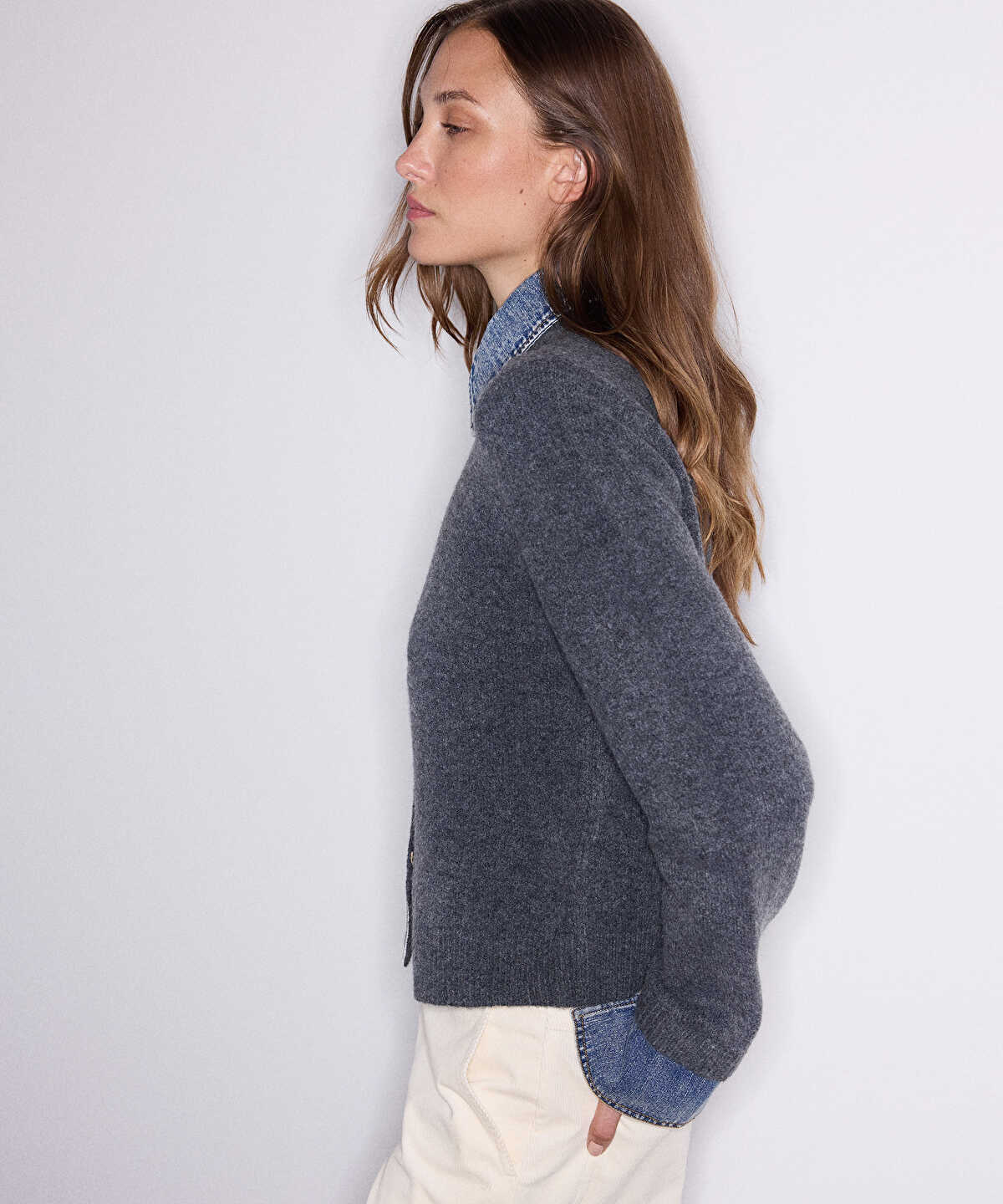 Combination Knit Top