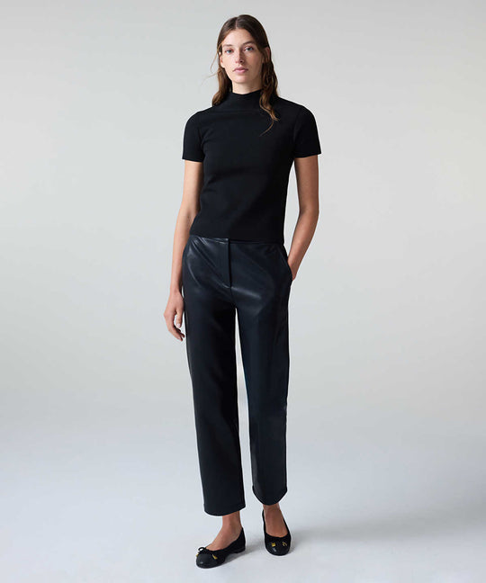 Short-Sleeve Knit Top