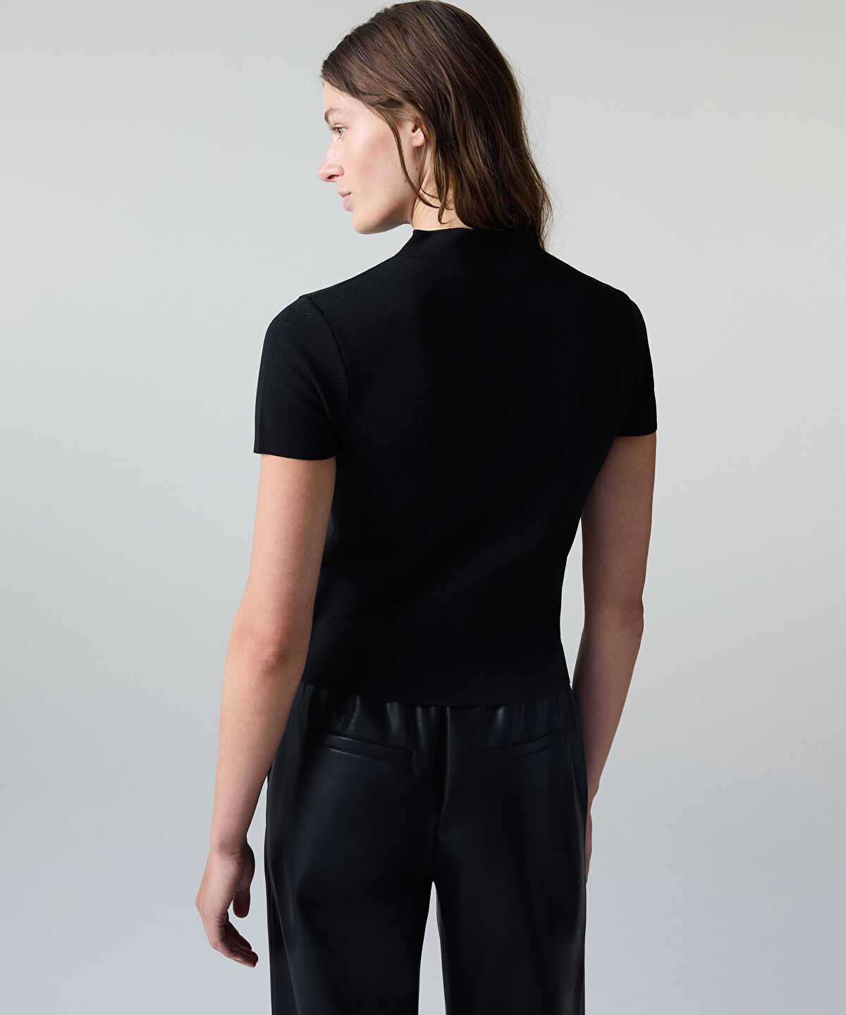 Short-Sleeve Knit Top