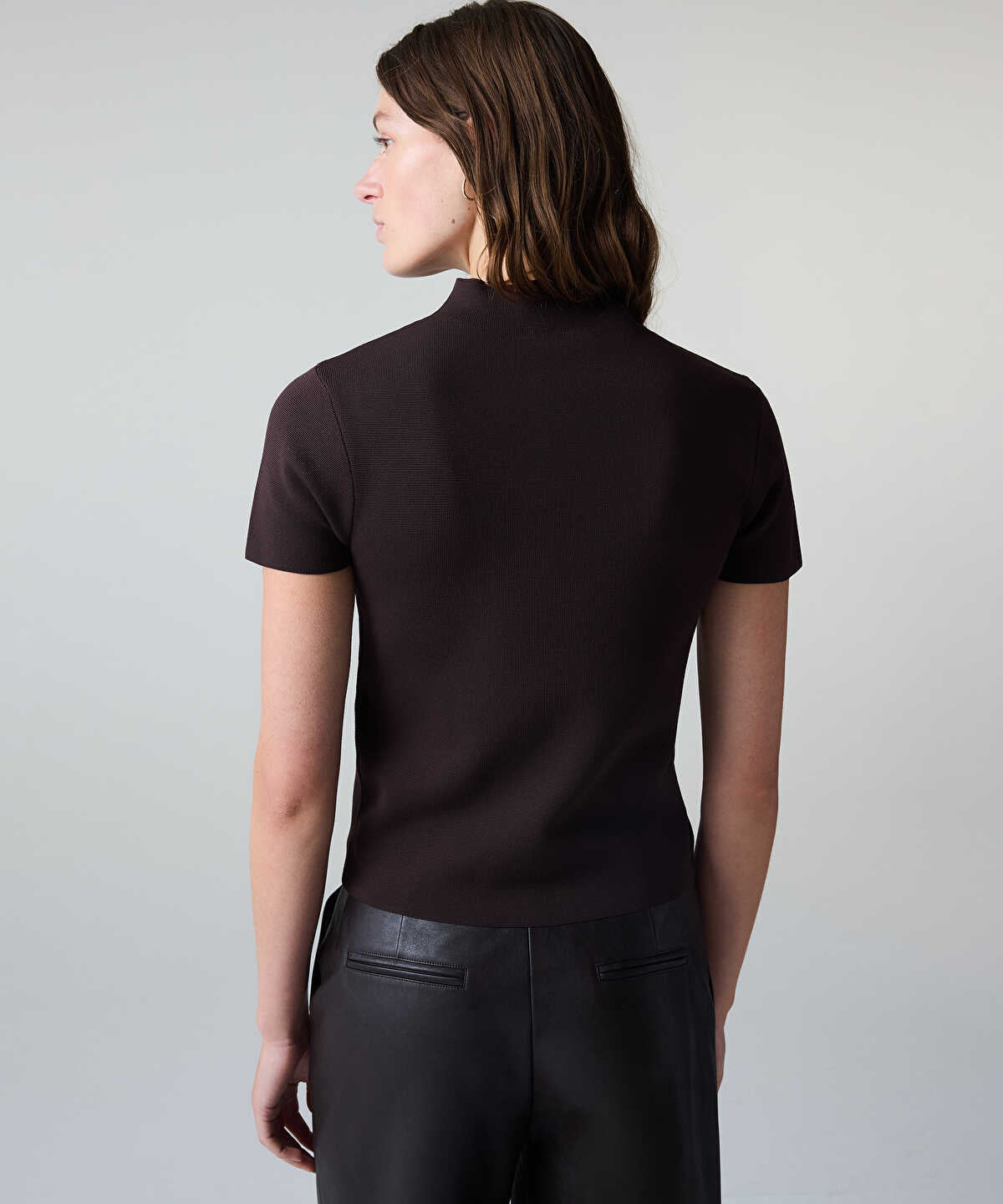 Short-Sleeve Knit Top