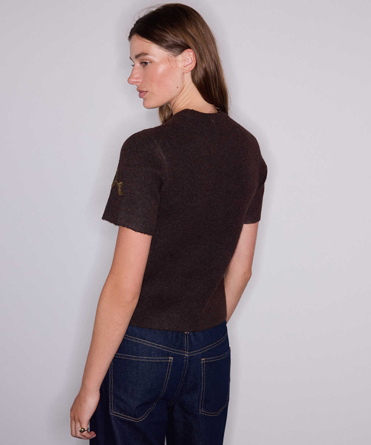 Floral Embroidery Sweater