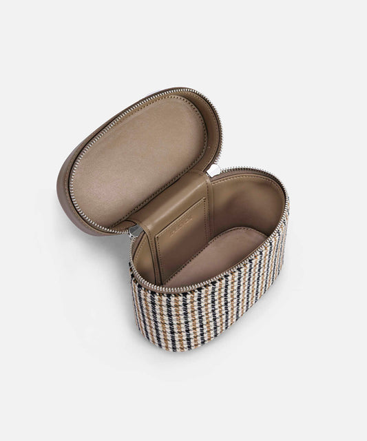 Mixed Media Houndstooth Bag